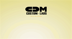 Desktop Screenshot of cdm-customlabs.com